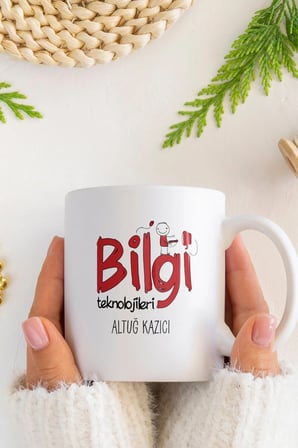 Alya Gift Shop Kişiye Özel Bilgi Teknolojileri Kupa Bardak
