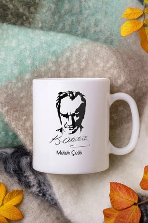 Alya Gift Shop Kişiye Özel Kemal Atatürk Kupa Bardak