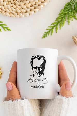 Alya Gift Shop Kişiye Özel Kemal Atatürk Kupa Bardak