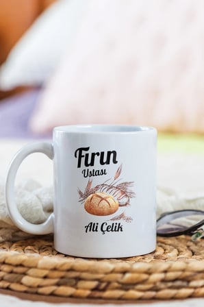 Alya Gift Shop Kişiye Özel Fırın Ustası Kupa Bardak
