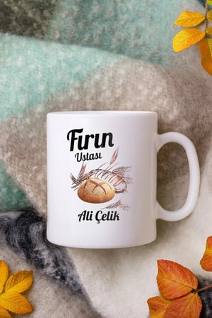 Alya Gift Shop Kişiye Özel Fırın Ustası Kupa Bardak