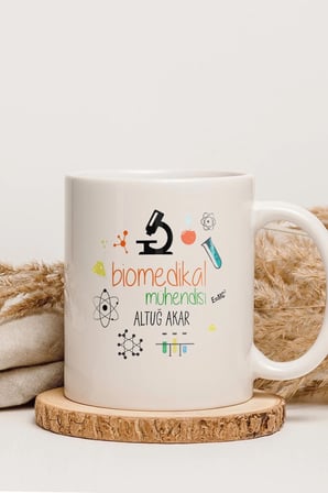 Alya Gift Shop Kişiye Özel Biomedikal Mühendisi Kupa Bardak