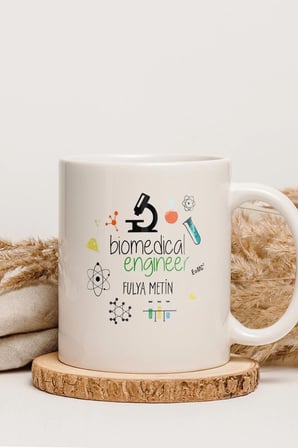 Alya Gift Shop Kişiye Özel Biomedical Engineer Kupa Bardak