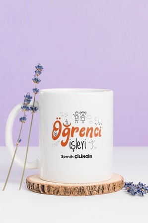 Alya Gift Shop Kişiye Özel Öğrenci İşleri Kupa Bardak