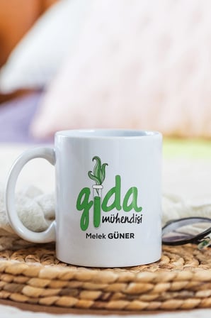 Alya Gift Shop Kişiye Özel Gıda Mühendisi Kupa Bardak