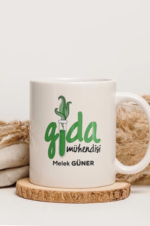 Alya Gift Shop Kişiye Özel Gıda Mühendisi Kupa Bardak