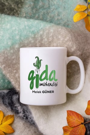 Alya Gift Shop Kişiye Özel Gıda Mühendisi Kupa Bardak
