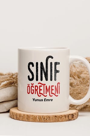 Alya Gift Shop Kişiye Özel Sınıf Öğretmeni Kupa Bardak