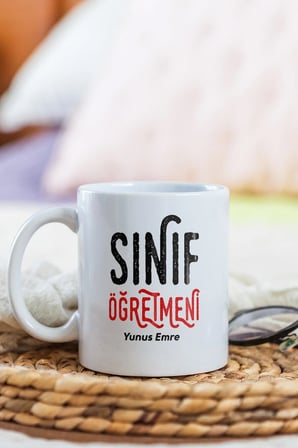 Alya Gift Shop Kişiye Özel Sınıf Öğretmeni Kupa Bardak