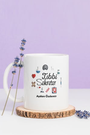 Alya Gift Shop Kişiye Özel Tıbbi Sekreter Kupa Bardak