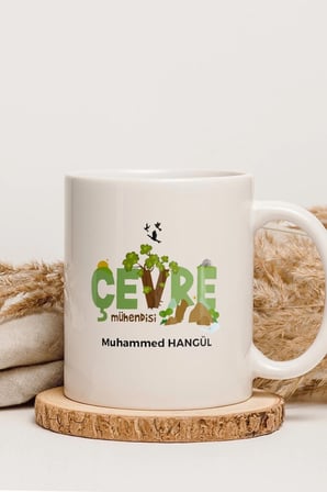 Alya Gift Shop Kişiye Özel Çevre Mühendisi Kupa Bardak