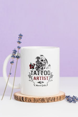 Alya Gift Shop Kişiye Özel Tattoo Artist Kupa Bardak