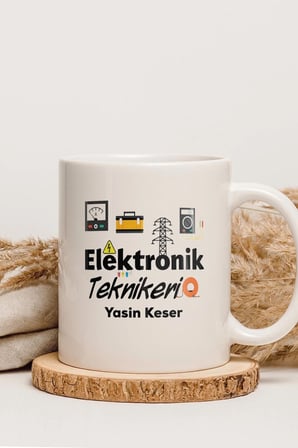 Alya Gift Shop Kişiye Özel Elektronik Teknikeri Kupa Bardak