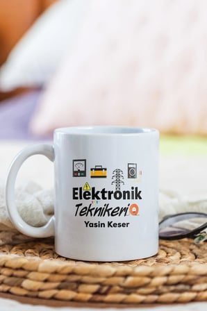 Alya Gift Shop Kişiye Özel Elektronik Teknikeri Kupa Bardak