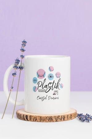 Alya Gift Shop Kişiye Özel Plastik Cerrah Kupa Bardak