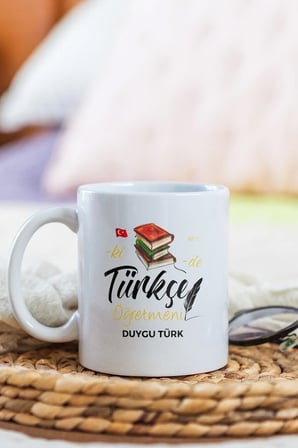 Alya Gift Shop Kişiye Özel Türkçe Öğretmeni Kupa Bardak