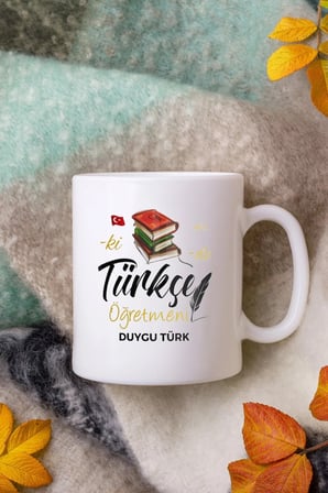 Alya Gift Shop Kişiye Özel Türkçe Öğretmeni Kupa Bardak