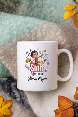 Alya Gift Shop Kişiye Özel Sınıf Öğretmeni Kupa Bardak