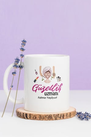 Alya Gift Shop Kişiye Özel Güzellik Uzmanı Kupa Bardak
