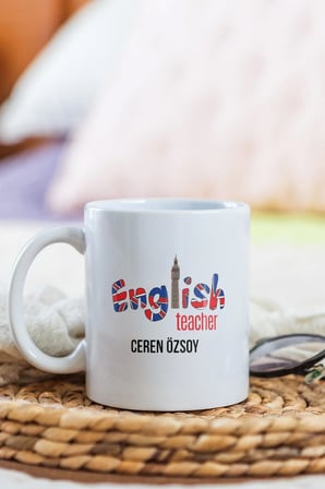 Alya Gift Shop Kişiye Özel Englich Teacher Kupa Bardak