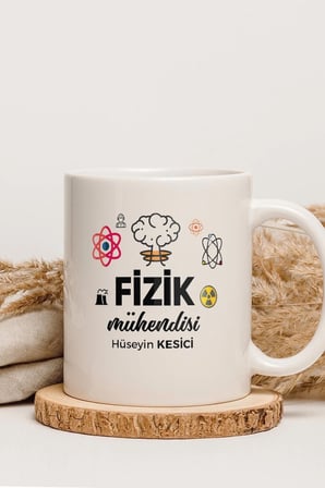 Alya Gift Shop Kişiye Özel Fizik Mühendisi Kupa Bardak