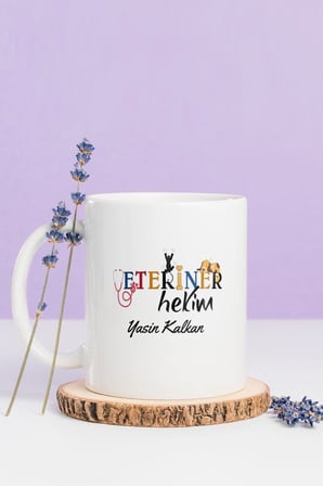 Alya Gift Shop Kişiye Özel Veteriner Hekim Kupa Bardak
