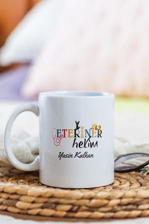 Alya Gift Shop Kişiye Özel Veteriner Hekim Kupa Bardak