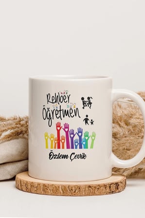 Alya Gift Shop Kişiye Özel Rehber Öğretmen Kupa Bardak