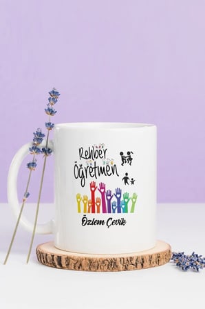 Alya Gift Shop Kişiye Özel Rehber Öğretmen Kupa Bardak