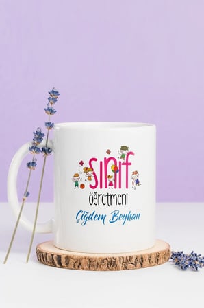 Alya Gift Shop Kişiye Özel Sınıf Öğretmeni Kupa Bardak