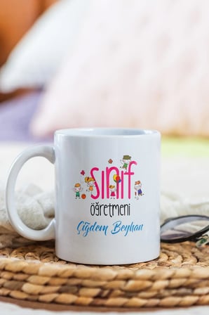 Alya Gift Shop Kişiye Özel Sınıf Öğretmeni Kupa Bardak