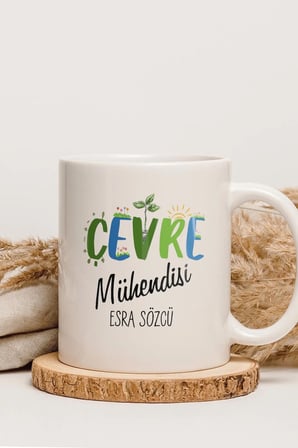 Alya Gift Shop Kişiye Özel Çevre Mühendisi Kupa Bardak