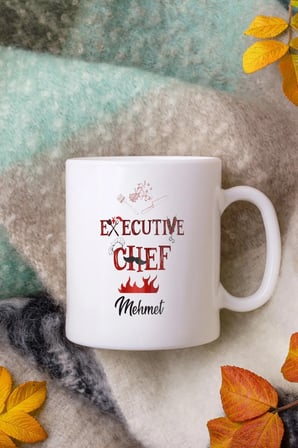Alya Gift Shop Kişiye Özel Executive Chef Kupa Bardak