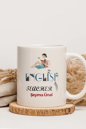 Alya Gift Shop Kişiye Özel English Teacher Kupa Bardak