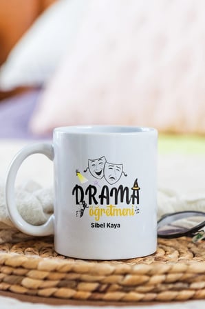 Alya Gift Shop Kişiye Özel Drama Öğretmeni Kupa Bardak