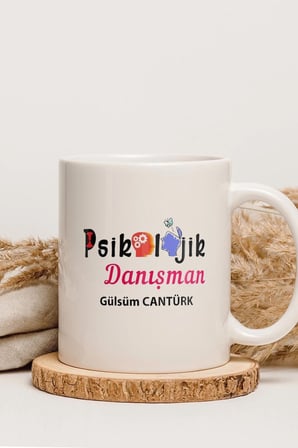 Alya Gift Shop Kişiye Özel Psikolojik Danışman Kupa Bardak