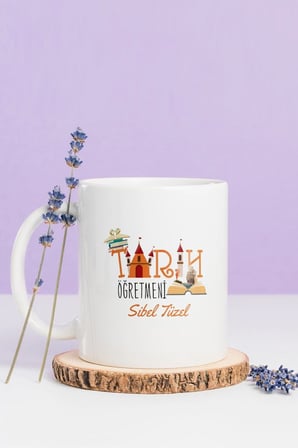 Alya Gift Shop Kişiye Özel Tarih Öğretmeni Kupa Bardak