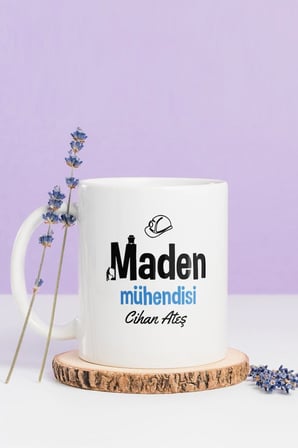Alya Gift Shop Kişiye Özel Maden Mühendisi Kupa Bardak