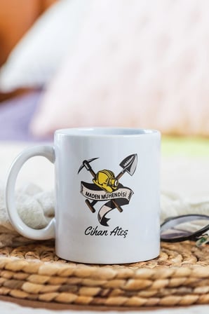 Alya Gift Shop Kişiye Özel Maden Mühendisi Kupa Bardak