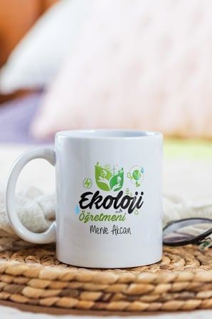 Alya Gift Shop Kişiye Özel Ekoloji Öğretmeni Kupa Bardak