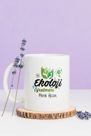 Alya Gift Shop Kişiye Özel Ekoloji Öğretmeni Kupa Bardak