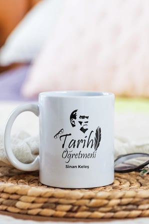 Alya Gift Shop Kişiye Özel Tarih Öğretmeni Kupa Bardak