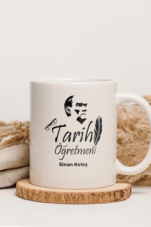 Alya Gift Shop Kişiye Özel Tarih Öğretmeni Kupa Bardak