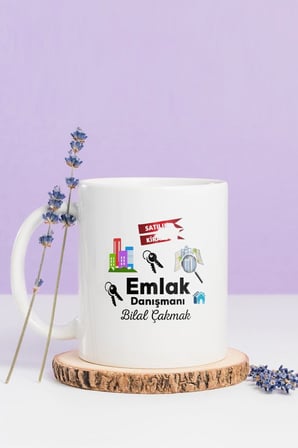 Alya Gift Shop Kişiye Özel Emlak Danışmanı Kupa Bardak