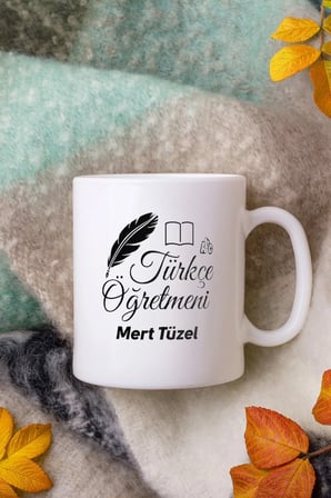 Alya Gift Shop Kişiye Özel Türkçe Öğretmeni Kupa Bardak