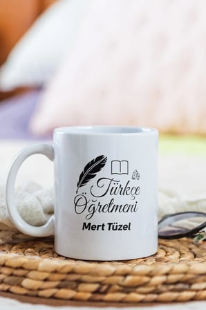 Alya Gift Shop Kişiye Özel Türkçe Öğretmeni Kupa Bardak