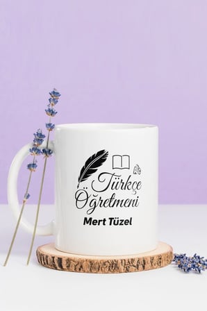 Alya Gift Shop Kişiye Özel Türkçe Öğretmeni Kupa Bardak