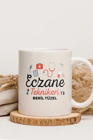 Alya Gift Shop Kişiye Özel Eczane Teknikeri Kupa Bardak