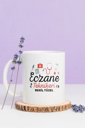 Alya Gift Shop Kişiye Özel Eczane Teknikeri Kupa Bardak
