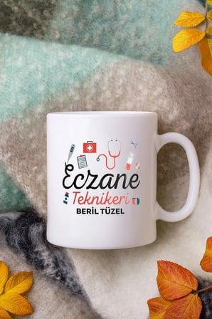 Alya Gift Shop Kişiye Özel Eczane Teknikeri Kupa Bardak